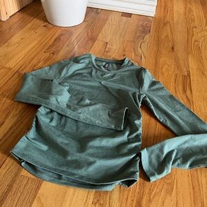 Forest Green Long Sleeve Vuori Tee